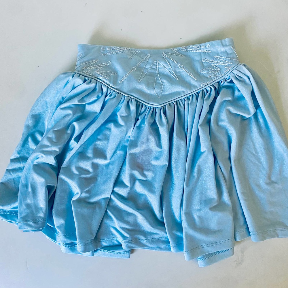 Disney Blue Pull On Skirt Princess Elsa Cinderella sz 5/6